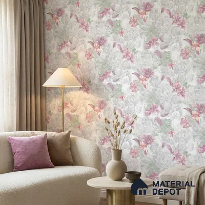 TC 734 | 5 Meter x 42 Inch  Florals Look Wallpaper - 57 Sq. Ft.