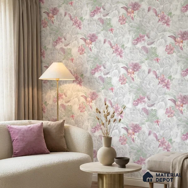 TC 734 | 5 Meter x 42 Inch Florals Look Wallpaper - 57 Sq. Ft.