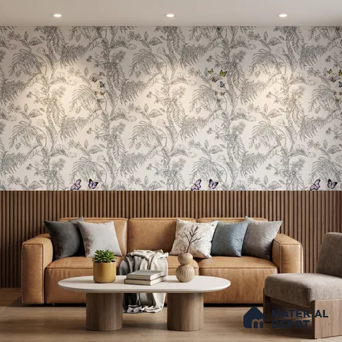 TC 797 | 5 Meter x 42 Inch  Florals Look Wallpaper - 57 Sq. Ft.