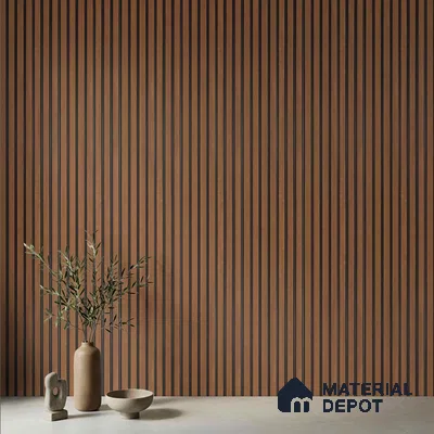 Multi Colour Patterned Look PN 03199 8 ft x 4.9 inch Charcoal Panel - 8 mm | Suitable for Feature Wall, TV Unit & Living Room | Width is Subjected to 5% Variation