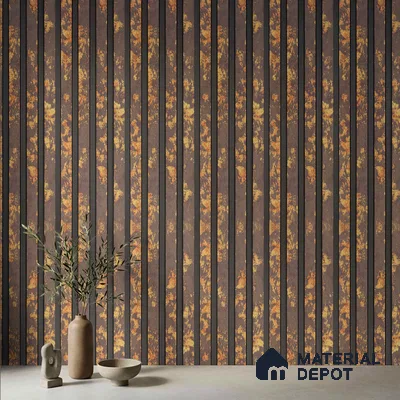 Brown Rustic Look PN 03250 B 8 ft x 4.9 inch Charcoal Panel - 8 mm | Suitable for Feature Wall, TV Unit & Living Room | Width is Subjected to 5% Variation