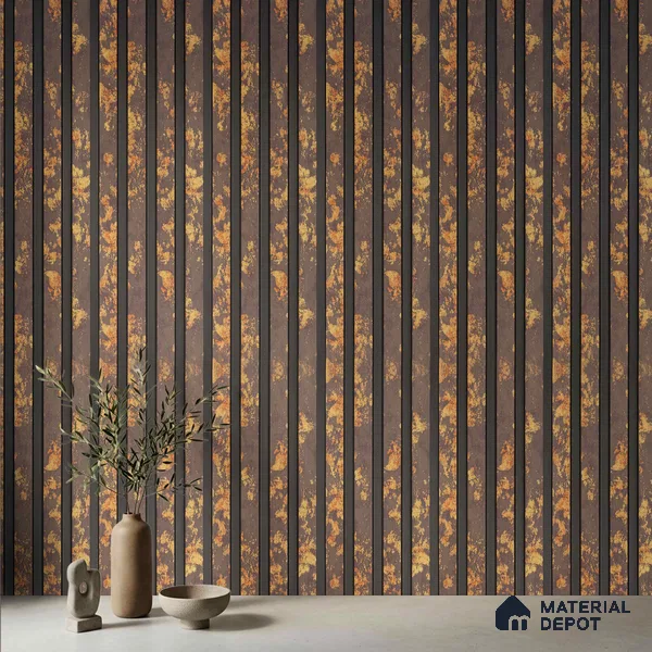 Brown Rustic Look PN 03250 B 8 ft x 4.9 inch Charcoal Panel - 8 mm | Suitable for Feature Wall, TV Unit & Living Room | Width is Subjected to 5% Variation