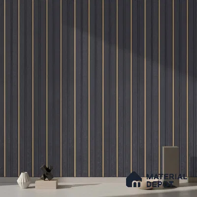 Grey Marble Look PN 03865 9.5 ft x 6 inch Charcoal Panel - 10 mm | Suitable for Feature Wall, TV Unit & Living Room | Width is Subjected to 5% Variation