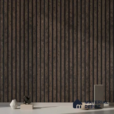 Brown Marble Look PN 03866 9.5 ft x 6 inch Charcoal Panel - 10 mm | Suitable for Feature Wall, TV Unit & Living Room | Width is Subjected to 5% Variation
