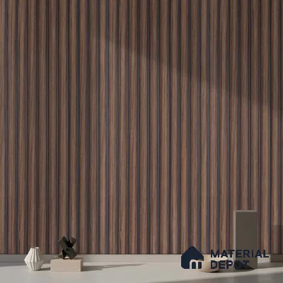 Wooden Look PN 03893 9.5 ft x 6 inch Charcoal Panel - 10 mm | Suitable for Feature Wall, TV Unit & Living Room | Width is Subjected to 5% Variation