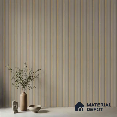 Grey Metallic Look PN 04068 9.5 ft x 4.9 inch Charcoal Panel - 12 mm | Suitable for Feature Wall, TV Unit & Living Room | Width is Subjected to 5% Variation