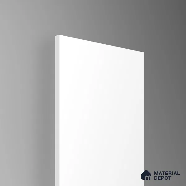 Pure White Solid Colors Look LM 26023 8 ft x 4 ft Matte Finish ASA Laminate - 1 mm