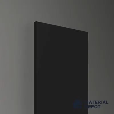 Graphite Black Solid Colors Look LM 26043 8 ft x 4 ft Matte Finish ASA Laminate - 1 mm