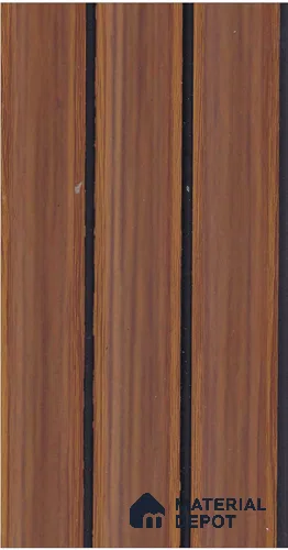Coffee Brown Wood Look PN 07945 8 ft x 5 inch Charcoal Panel/Louver - 11 mm