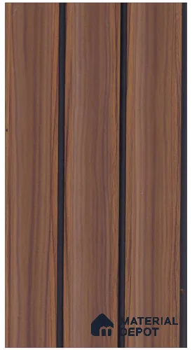 Coffee Brown Wood Look PN 07946 8 ft x 5 inch Charcoal Panel/Louver - 11 mm