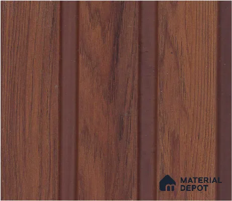 Coffee Brown Wood Look PN 07953 8 ft x 5 inch Charcoal Panel/Louver - 11 mm