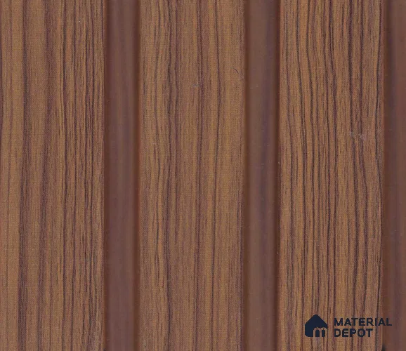 Coffee Brown Wood Look PN 07955 8 ft x 5 inch Charcoal Panel/Louver - 11 mm