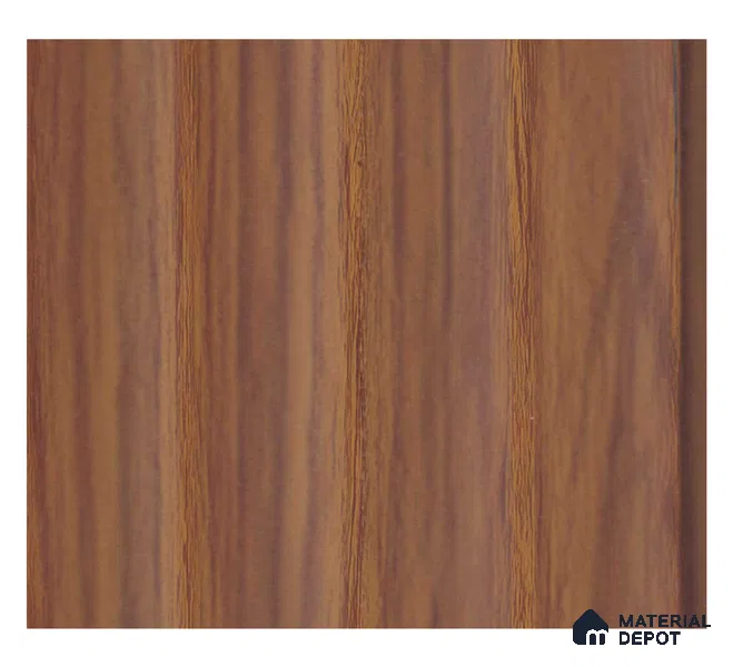 Nutmeg Brown Wood Look PN 07963 8 ft x 5 inch Charcoal Panel/Louver - 11 mm