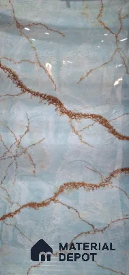PN 06690 Marble Look Alabaster Sheet 8 ft x 4 ft Texture Finish  - 6 mm | Suitable for  Pooja Room, Feature Wall, Ceiling & Reception