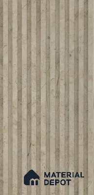PN 07371 Marble Look Louver 8 ft x 0.8 ft Texture Finish  - 10 mm | Suitable for Feature Wall, TV Unit & Living Room