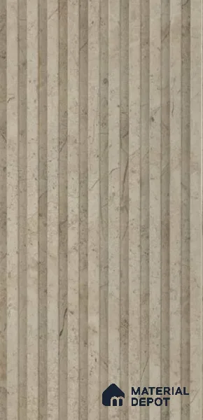 PN 07371 Marble Look Louver 8 ft x 0.8 ft Texture Finish - 10 mm | Suitable for Feature Wall, TV Unit & Living Room