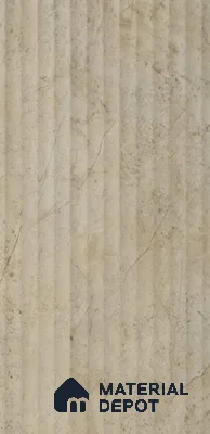PN 07372 Marble Look Louver 8 ft x 0.8 ft Texture Finish  - 10 mm | Suitable for Feature Wall, TV Unit & Living Room