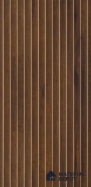 PN 07382 Solid Colors Look Louver 8 ft x 0.8 ft Texture Finish - 10 mm | Suitable for Feature Wall, TV Unit & Living Room