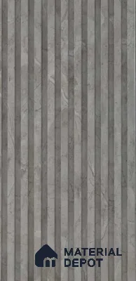 PN 07384 Marble Look Louver 8 ft x 0.8 ft Texture Finish  - 10 mm | Suitable for Feature Wall, TV Unit & Living Room