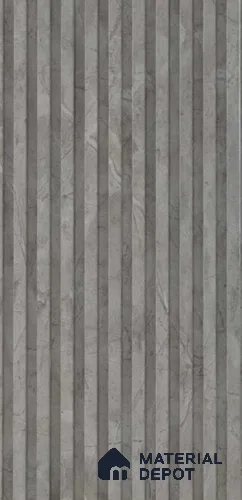 PN 07384 Marble Look Louver 8 ft x 0.8 ft Texture Finish - 10 mm | Suitable for Feature Wall, TV Unit & Living Room