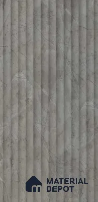 PN 07385 Marble Look Louver 8 ft x 0.8 ft Texture Finish  - 10 mm | Suitable for Feature Wall, TV Unit & Living Room