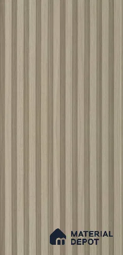 PN 07396 Solid Colors Look Louver 8 ft x 0.8 ft Texture Finish  - 10 mm | Suitable for Feature Wall, TV Unit & Living Room