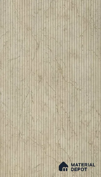 PN 07401 Marble Look Louver 8 ft x 1 ft Texture Finish - 10 mm | Suitable for Feature Wall, TV Unit & Living Room