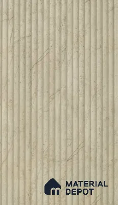 PN 07402 Marble Look Louver 8 ft x 1 ft Texture Finish  - 10 mm | Suitable for Feature Wall, TV Unit & Living Room