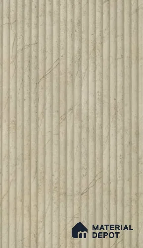 PN 07402 Marble Look Louver 8 ft x 1 ft Texture Finish  - 10 mm | Suitable for Feature Wall, TV Unit & Living Room