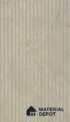 PN 07403 Marble Look Louver 8 ft x 1 ft Texture Finish  - 10 mm | Suitable for Feature Wall, TV Unit & Living Room