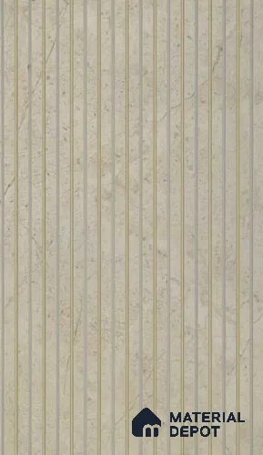 PN 07403 Marble Look Louver 8 ft x 1 ft Texture Finish  - 10 mm | Suitable for Feature Wall, TV Unit & Living Room