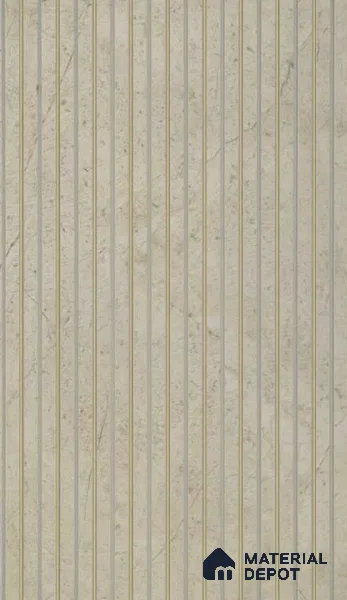 PN 07403 Marble Look Louver 8 ft x 1 ft Texture Finish - 10 mm | Suitable for Feature Wall, TV Unit & Living Room