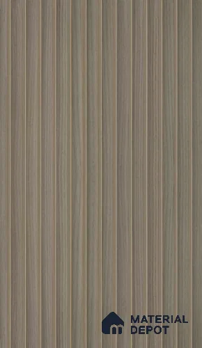 PN 07405 Wood Look Louver 8 ft x 1 ft Texture Finish  - 10 mm | Suitable for Feature Wall, TV Unit & Living Room