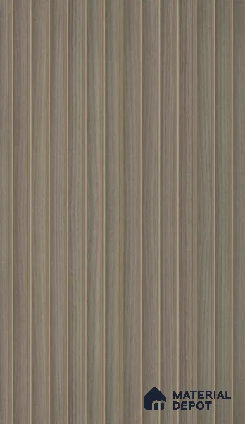 PN 07405 Wood Look Louver 8 ft x 1 ft Texture Finish - 10 mm | Suitable for Feature Wall, TV Unit & Living Room