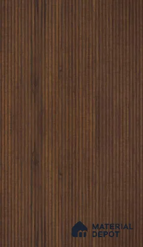 PN 07407 Wood Look Louver 8 ft x 1 ft Texture Finish  - 10 mm | Suitable for Feature Wall, TV Unit & Living Room