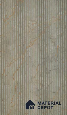 PN 07408 Wood Look Louver 8 ft x 1 ft Texture Finish  - 10 mm | Suitable for Feature Wall, TV Unit & Living Room