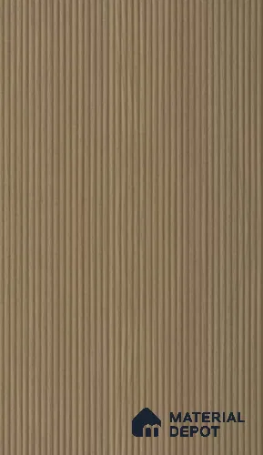PN 07411 Wood Look Louver 8 ft x 1 ft Texture Finish - 10 mm | Suitable for Feature Wall, TV Unit & Living Room