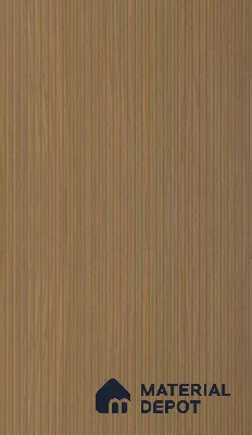 PN 07415 Wood Look Louver 8 ft x 1 ft Texture Finish  - 10 mm | Suitable for Feature Wall, TV Unit & Living Room