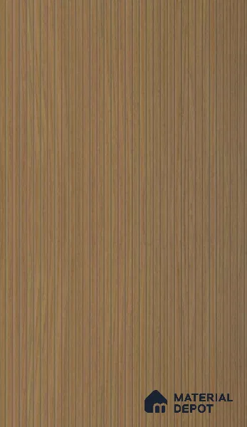 PN 07415 Wood Look Louver 8 ft x 1 ft Texture Finish - 10 mm | Suitable for Feature Wall, TV Unit & Living Room