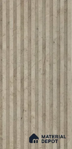 PN 07417 Wood Look Louver 10 ft x 0.8 ft Texture Finish  - 10 mm | Suitable for Feature Wall, TV Unit & Living Room