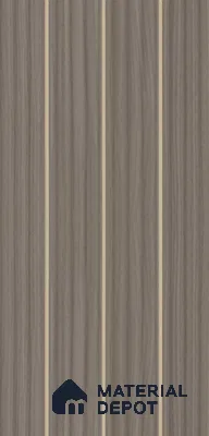 PN 07420 Marble Look Louver 10 ft x 0.8 ft Texture Finish  - 10 mm | Suitable for Feature Wall, TV Unit & Living Room