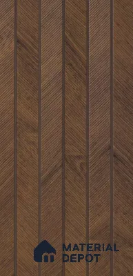 PN 07421 Wood Look Louver 10 ft x 0.8 ft Texture Finish  - 10 mm | Suitable for Feature Wall, TV Unit & Living Room