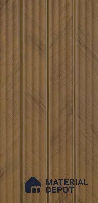 PN 07427 Wood Look Louver 10 ft x 0.8 ft Texture Finish  - 10 mm | Suitable for Feature Wall, TV Unit & Living Room