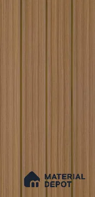 PN 07431 Wood Look Louver 10 ft x 0.8 ft Texture Finish  - 10 mm | Suitable for Feature Wall, TV Unit & Living Room