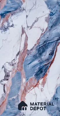 Marble Look PN 06705  8 ft x 4 ft Texture Finish Decorative Wall Panel - 1.5 mm | Suitable for TV Unit, Wardrobe, Kitchen Cabinets