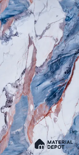 Marble Look PN 06705  8 ft x 4 ft Texture Finish Decorative Wall Panel - 1.5 mm | Suitable for TV Unit, Wardrobe, Kitchen Cabinets