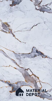 Marble Look PN 06707  8 ft x 4 ft Texture Finish Decorative Wall Panel - 1.5 mm | Suitable for TV Unit, Wardrobe, Kitchen Cabinets