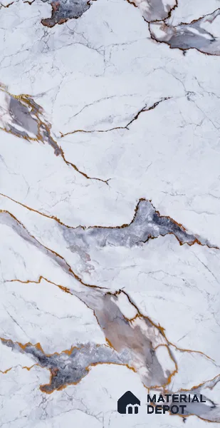 Marble Look PN 06707 8 ft x 4 ft Texture Finish Decorative Wall Panel - 1.5 mm | Suitable for TV Unit, Wardrobe, Kitchen Cabinets