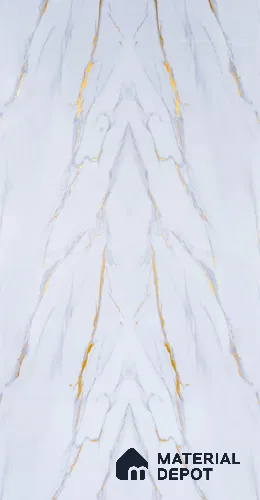 Marble Look PN 06708  8 ft x 4 ft Texture Finish Decorative Wall Panel - 1.5 mm | Suitable for TV Unit, Wardrobe, Kitchen Cabinets