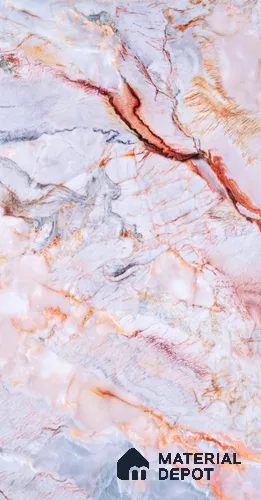 Marble Look PN 06709  8 ft x 4 ft Texture Finish Decorative Wall Panel - 1.5 mm | Suitable for TV Unit, Wardrobe, Kitchen Cabinets